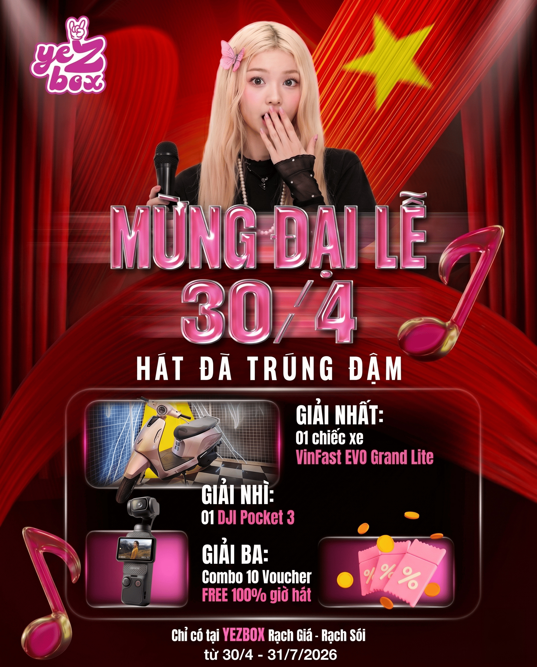 HÁT ĐÃ TRÚNG ĐẬM - TRI ÂN KHÁCH HÀNG YEZBOX RẠCH GIÁ