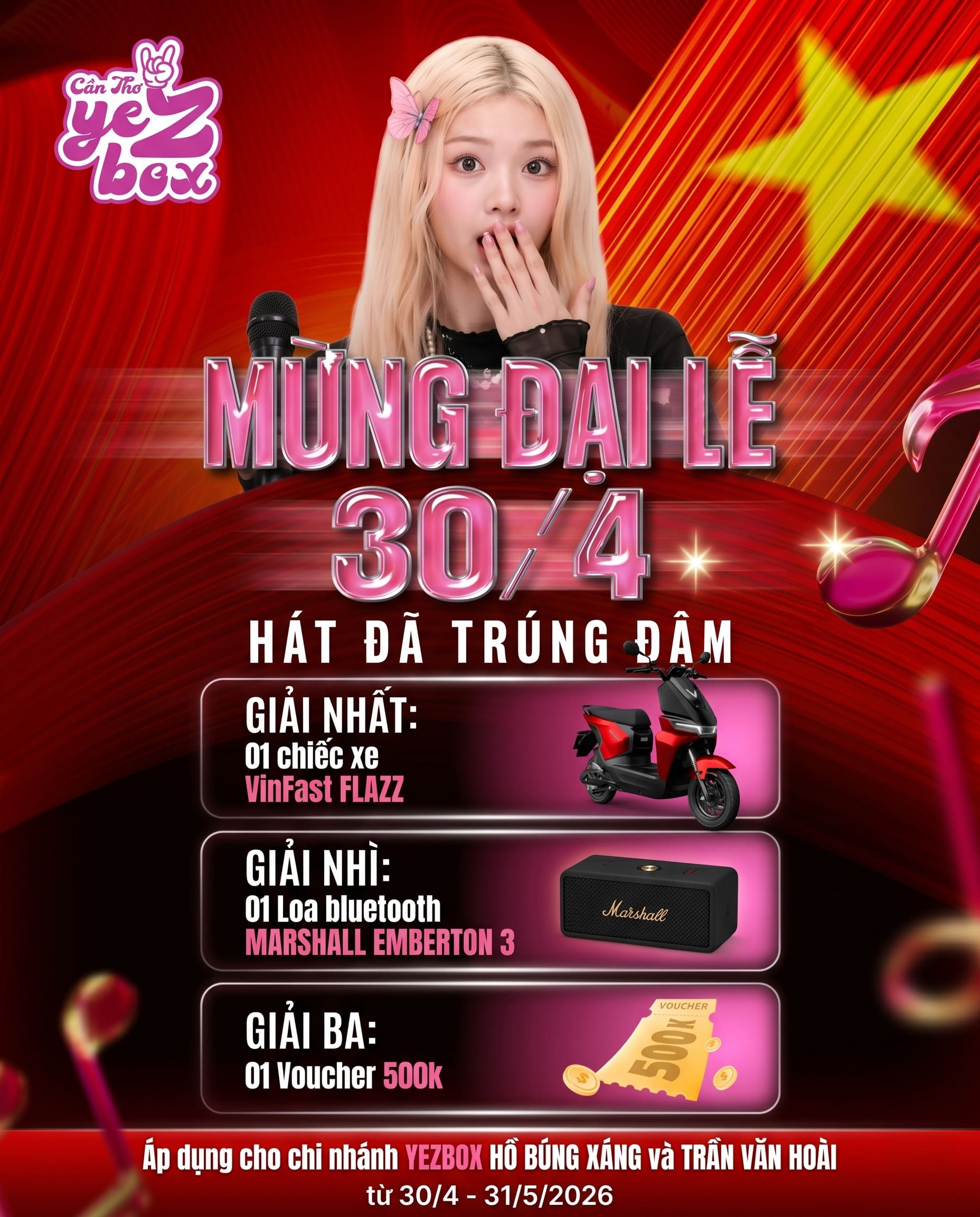 HÁT ĐÃ TRÚNG ĐẬM - TRI ÂN KHÁCH HÀNG YEZBOX CẦN THƠ